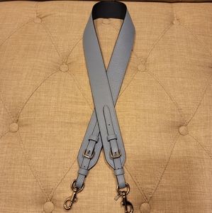 EUC COACH Pebbled Leather Novelty Strap Blue 55606